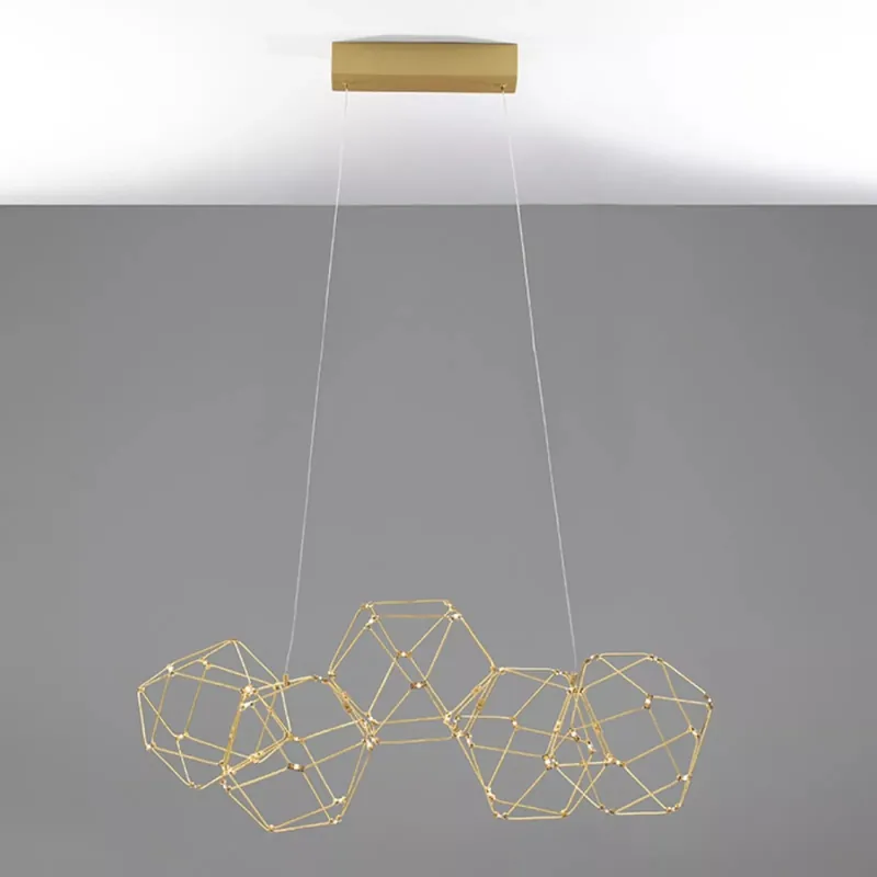 Exkluzív ajánlat Nova Luce NL-9695211 Nebula Design stílusú, arany színű függesztett lámpa