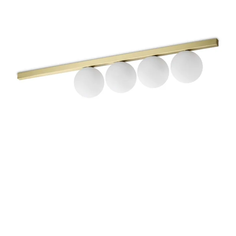 Prémium 328461 Binomio pl4 ottone, modern mennyezeti lámpa