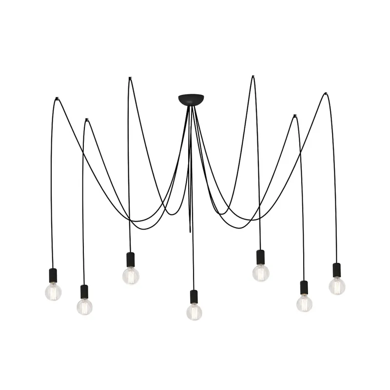 Vásárlói kedvenc Nowodvorski TL-6785 Spider black több izzós lámpa függeszték