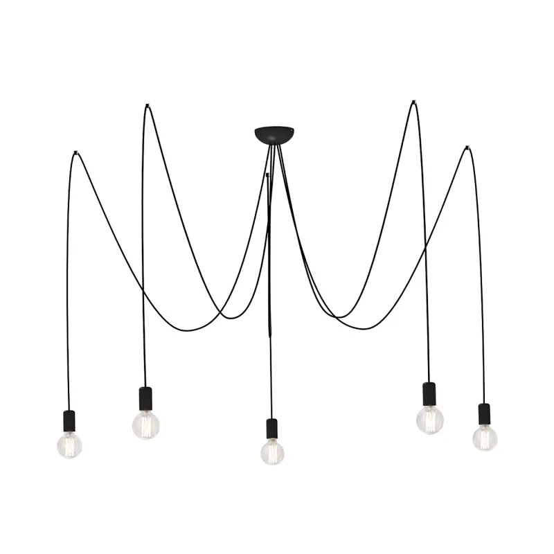 Nowodvorski TL-6788 Spider black több izzós lámpa függeszték Kiárusítás