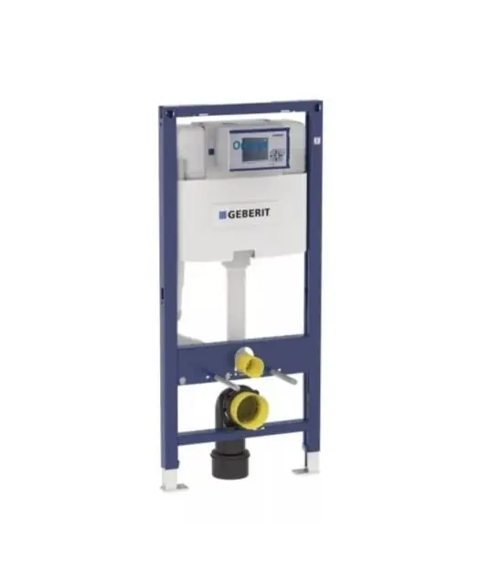 Azonnali szállítás Geberit Duofix WC szerelőelem fali WC részére (112cm), elölről működtethető, Omega nyomólaphoz