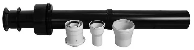 Olcsóbb Radiant CK50 szett függőleges füstgázelvezető szett Ø80/125mm PPS/ALU