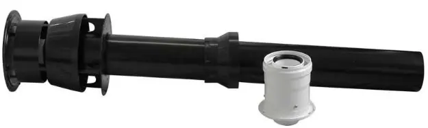 Radiant V szett függőleges füstgázelvezető szett Ø60/100mm PPS/ALU Biztonságos vásárlás
