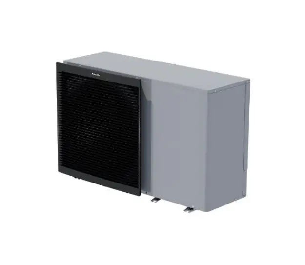 Daikin Altherma 3 fűtési/hűtési levegő-víz monoblokkos hőszivattyú, 9 kW-os teljesítmény, 3 kW-os fűtőpatronnal, egyfázisú Prémium