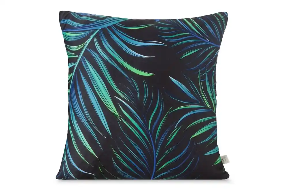 Szezonális akció Palms párnahuzat Fekete 40x40 cm