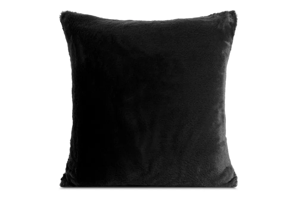 Nina szőrme hatású párnahuzat Fekete 45x45 cm Exkluzív ajánlat