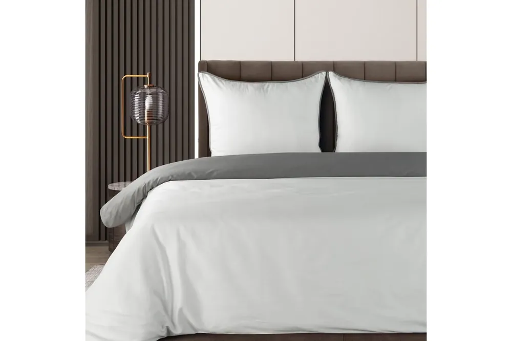 Lunara prémium pamut-szatén ágyneműhuzat Fehér 220x200 cm - 70x80 cm 2db Kedvezményes ár