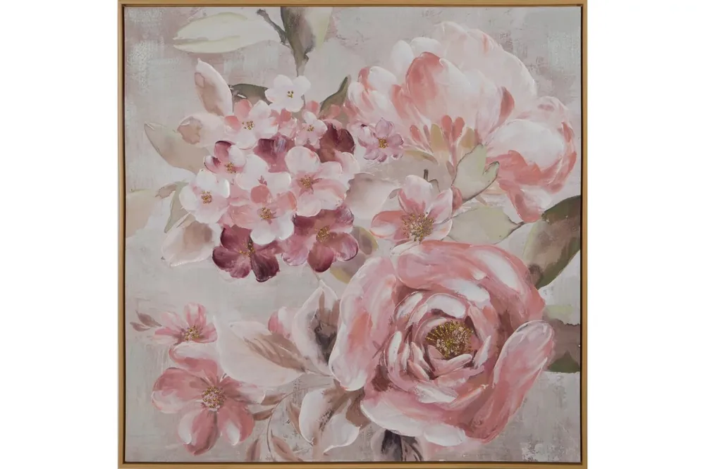 Falikép 611b Sötét rózsaszín 80x80x3 cm - 5 cm Utolsó esély