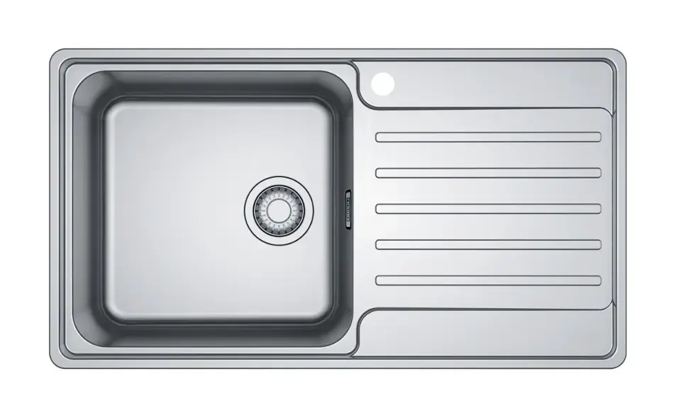 Olcsóbb Franke Bell - Mosogató BCX 211-86/2, 86x48 cm, rozsdamentes acél 127.0738.577