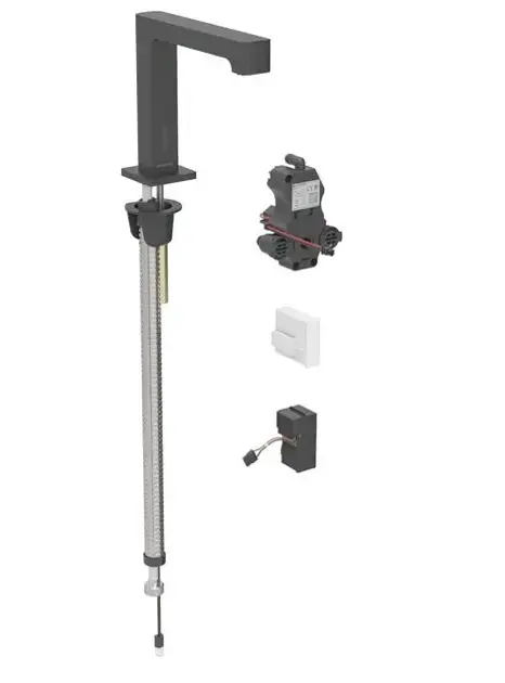 Geberit Csaptelepek - Elektronikus mosdócsaptelep, hálózati áramellátás, easy to clean, matt fekete 116.192.14.1 Vásárlói kedvenc