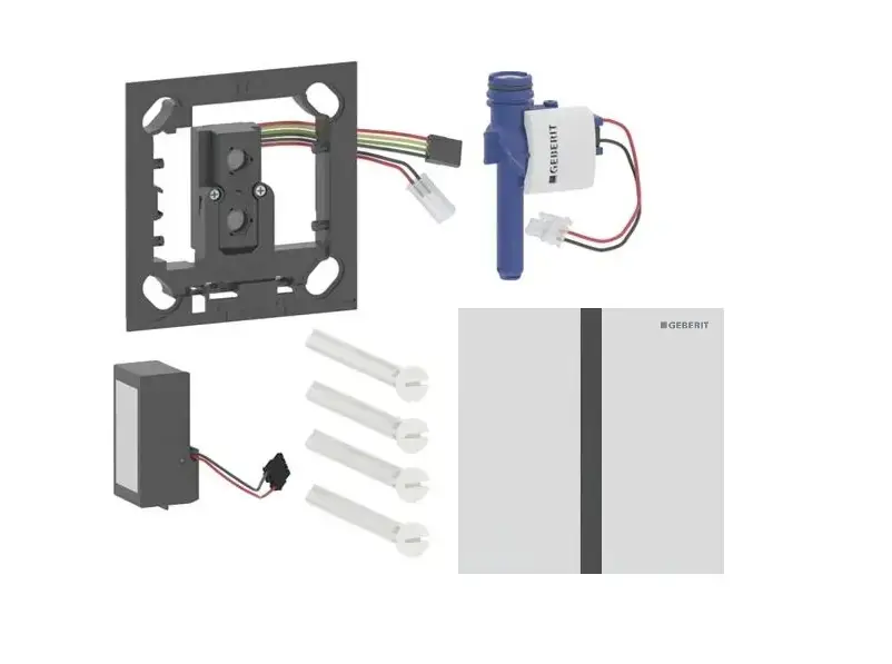 Geberit - Elektronikus piszoár öblítővezérlő 40-es típus, hálózati tápellátás, easy to clean, Bluetooth, matt fehér 116.227.JT.1 Legkelendőbb
