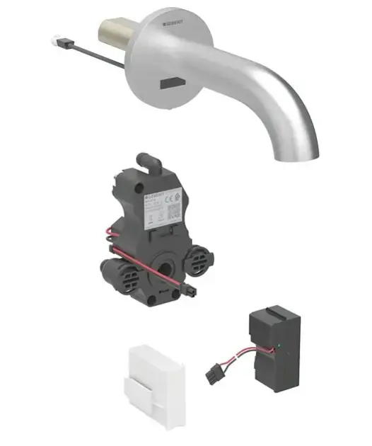 Akció Geberit Piave - Elektronikus, rejtett mosdószelep, hálózati tápellátás, easy to clean, csiszolt rozsdamentes acél 116.261.SN.1