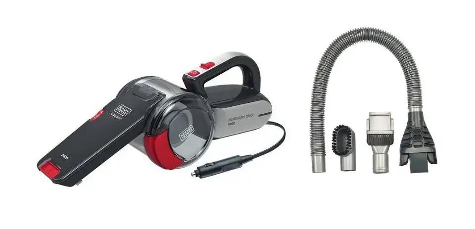 Újdonság BLACK+DECKER - Autóporszívó, fekete/piros PV1200AV-XJ