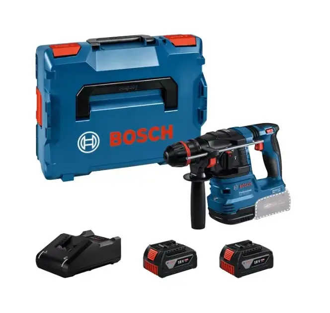 Bosch - 18V AKU fúrókalapács GBH 18V-22, 2x akkumulátor 4,0 Ah Li-Ion, töltővel 0611924101 Gyors szállítás