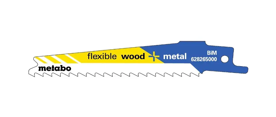 Metabo - Fűrészlap készlet 6 TPI, hossz 100 mm, 5 db 628265000 Azonnal elérhető