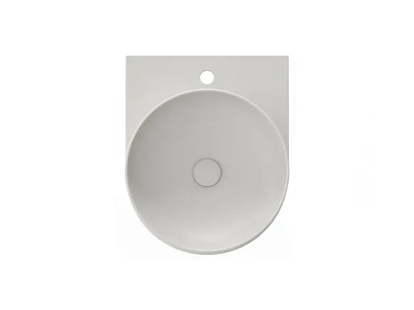 Bestseller Ravak Yard - Mosdókagyló 41x50 cm, túlfolyó nélkül, csapnyílással, Smoke Grey XJX0O240000