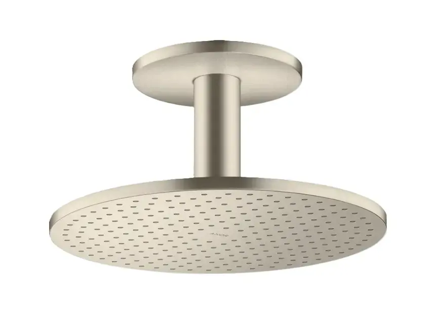 Axor ShowerSolutions - Fejzuhany, átmérő 30 cm, 2 fúvókával, szálcsiszolt nikkel 35304820 Kihagyhatatlan ajánlat