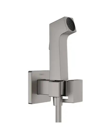 Hansgrohe - Fali szelep kézi bidézuhannyal, szálcsiszolt fekete króm 29231340 Korlátozott ajánlat