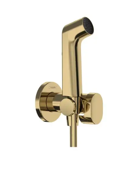 Hansgrohe - Fali szelep kézi bidézuhannyal, polírozott arany 29230990 Kihagyhatatlan ajánlat