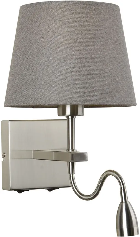 Gyors kiszállítás Fali lámpa NORTE WL-1122-2-BL-SN-RO-GR 3000K 2x60W, 3W/E27, LED 350LM IP20 a Italux-tól