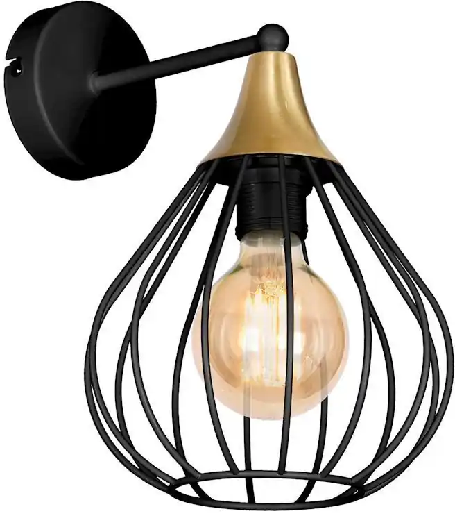 Biztonságos vásárlás Fali lámpa KANE BLACK MLP4793 1x60W/E27 IP20 a Milagro-tól