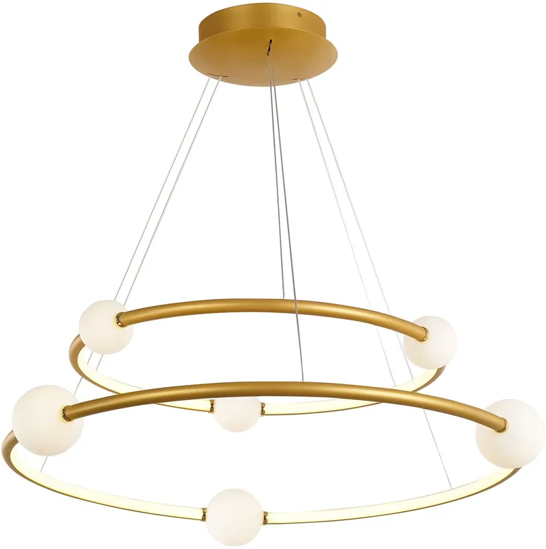Vedd meg online Függőlámpa LOZANNA PND-20112035-2A-GD 3000K 6+2x86W/LED 4600LM IP20 a Italux-tól