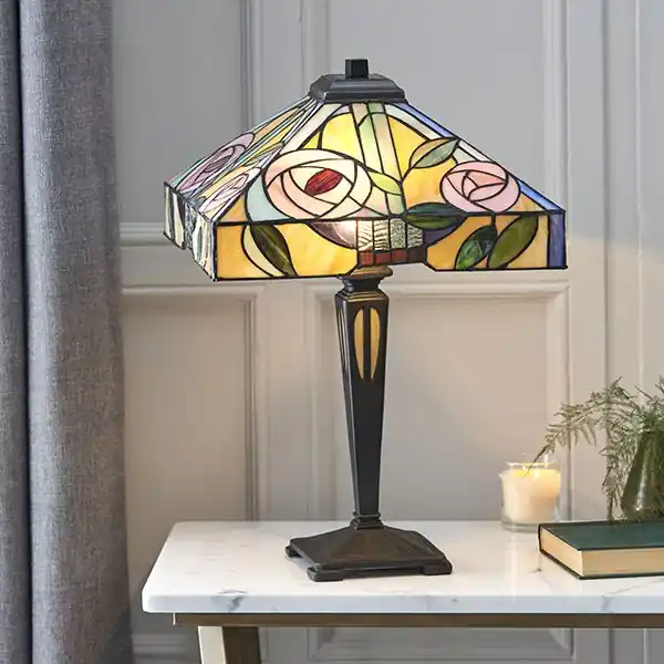 Biztonságos fizetés Asztali lámpa WILLOW 64387 2x60W/E27 IP20 a Endon-tól