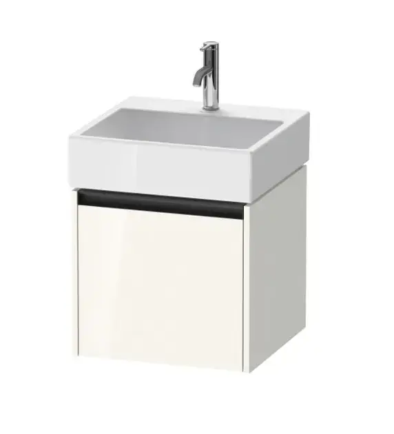 Gyors szállítás Duravit Ketho.2 - Mosdószekrény 440x484x460 mm, 1 fiókos, fényes fehér K25074022220000