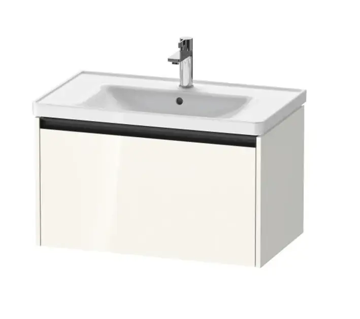 Duravit Ketho.2 - Mosdószekrény 440x784x455 mm, 1 fiókos, fényes fehér K25083022220000 Ajánlat