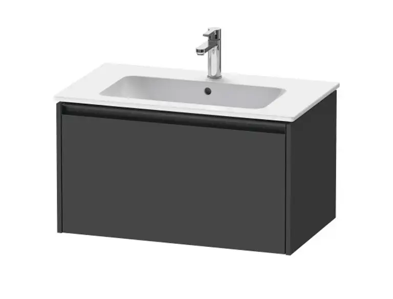 Duravit Ketho.2 - Mosdószekrény 440x810x480 mm, 1 fiókos, grafit matt K25063049490000 Kiárusítás