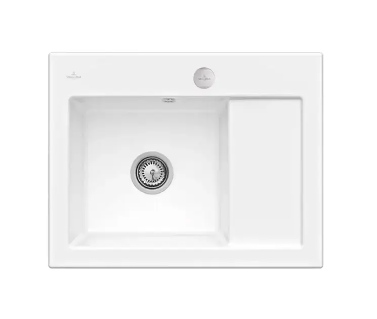 Villeroy & Boch Subway 45 - Kerámia mosogató 65x51 cm, CeramicPlus, hófehér 331202KG Kiárusítás