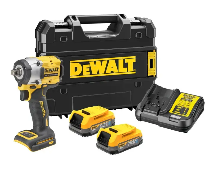 Szuper ajánlat DeWALT - 18V AKU ütvecsavarozó, 2x akkumulátor 1,7 Ah POWERSTACK, töltő DCF921E2T