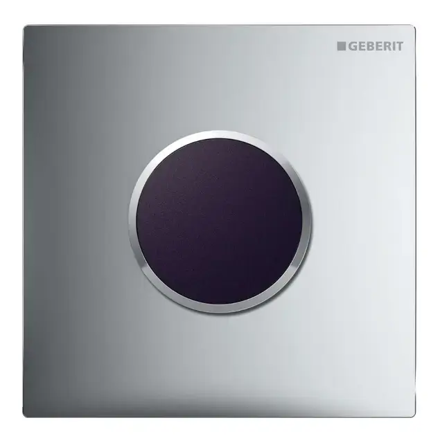 Bestseller Geberit - 10-es típusú elektronikus piszoár öblítésvezérlő, hálózati tápellátás, könnyen tisztítható, matt krómozott 116.025.JQ.1