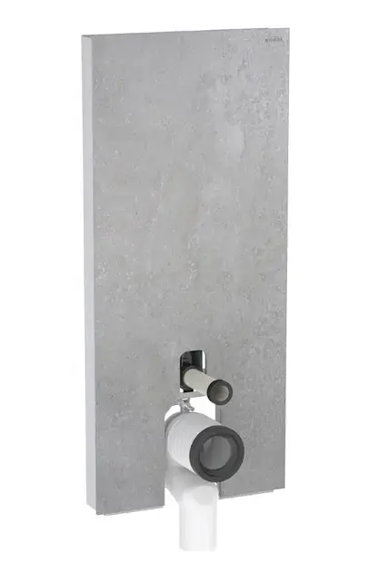 Geberit Monolith Plus - Szaniter modul álló WC-hez, 114 cm, alsó vízbevezetés, beton megjelenés 131.233.JV.7 Különleges ajánlat