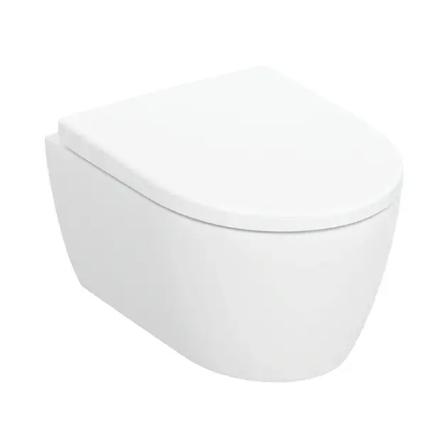 Geberit iCon - Függő WC SoftClose ülőkével, Rimfree, matt fehér 502.381.JT.1 Kihagyhatatlan ajánlat
