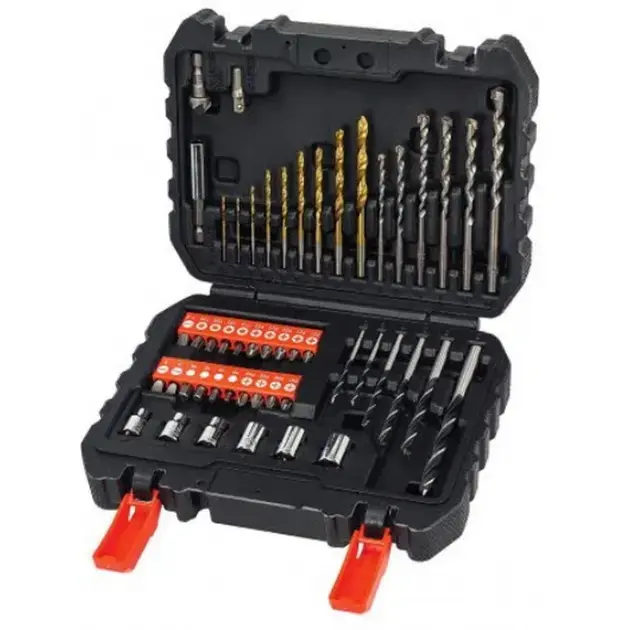 Vedd meg online BLACK+DECKER - 50 darabos fúró és bit készlet A7188-XJ