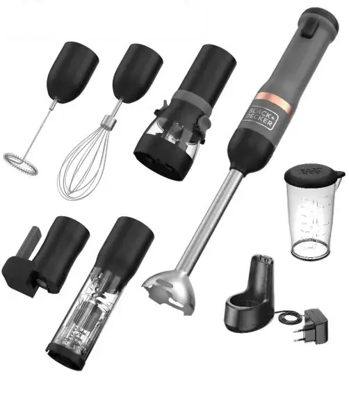 BLACK+DECKER - 6in1 vezeték nélküli botmixer BCKM1016KSG-QW Végkiárusítás