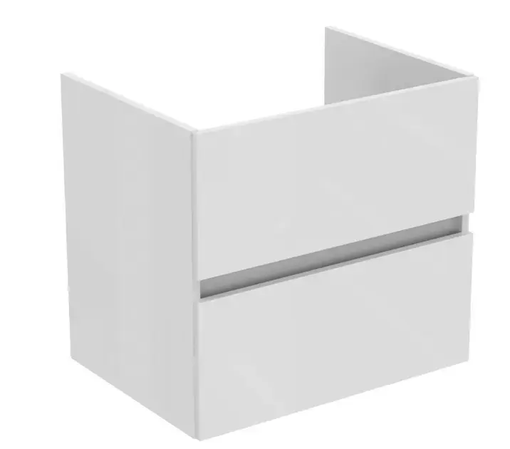 Ideal Standard Eurovit+ - Mosdószekrény, 55x60x44 cm, 2 fiókos, fényes fehér R0259WG Biztonságos fizetés