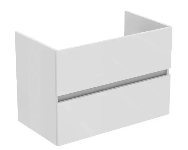 Legkelendőbb Ideal Standard Eurovit+ - Mosdószekrény, 55x80x44 cm, 2 fiókos, fényes fehér R0263WG
