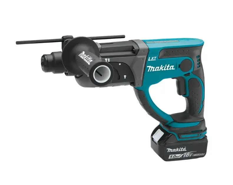 Makita - 18V AKU kombinált kalapács, 2x akkumulátor 5.0 Ah, töltő DHR202RTJ Expressz szállítás