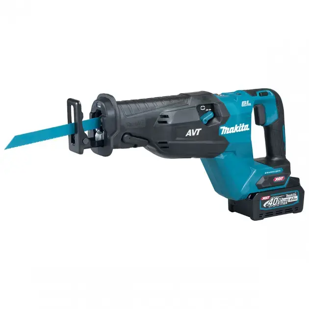 Makita - 40V AKU szablyafűrész, 2x akkumulátor 4,0 Ah, töltő JR002GM201 Outlet