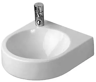 Nézd meg most Duravit Architec - Mosdókagyló 360x380 mm, túlfolyó nélkül, jobb oldali csapfurattal, fehér színű 0766350008