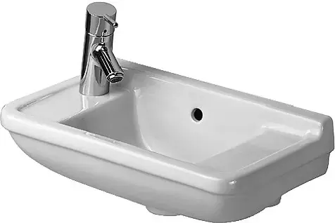 Biztonságos vásárlás Duravit Starck 3 - Mosdókagyló 500x260 mm, csapfurat nélkül, fehér 0751500000