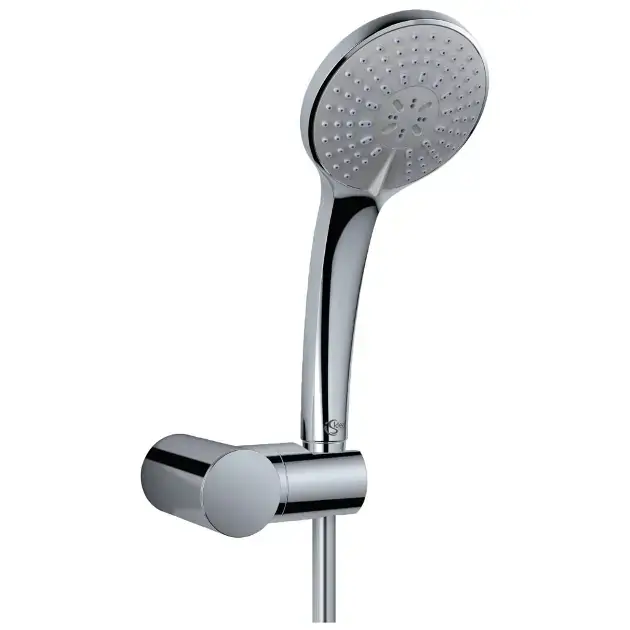 Ne maradj le Ideal Standard Idealrain - Zuhanyfejkészlet 100 mm, 3 fúvókával, tartóval és tömlővel, krómozott B9452AA