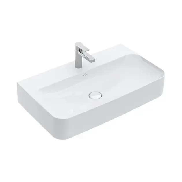 Villeroy & Boch Finion - Mosdókagyló, rejtett túlfolyóval, 800x470 mm, CeramicPlus, alpesi fehér 416884R1 Kedvezmény