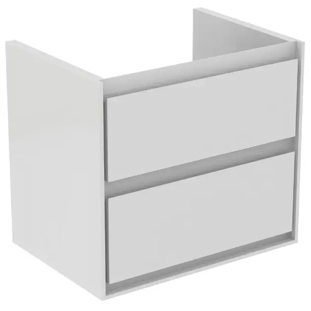 Ideal Standard Connect Air - Mosdószekrény 580x409x517 mm, fényes fehér/matt fehér lakk E1605B2 Legkelendőbb