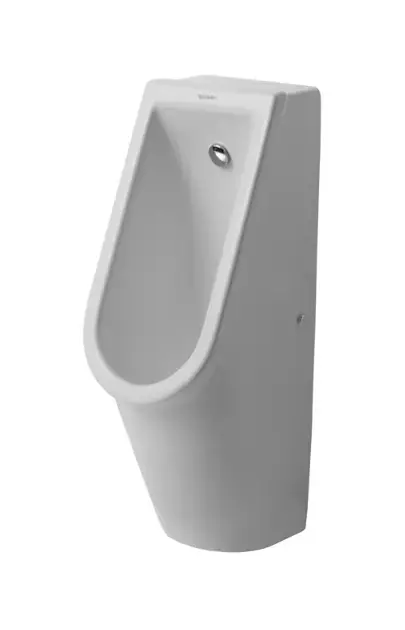 Kiárusítás Duravit Starck 3 - Vizeldék, hátsó vízbevezetés, perem nélküli, HygieneGlaze-vel, alpesi fehér 0827252000