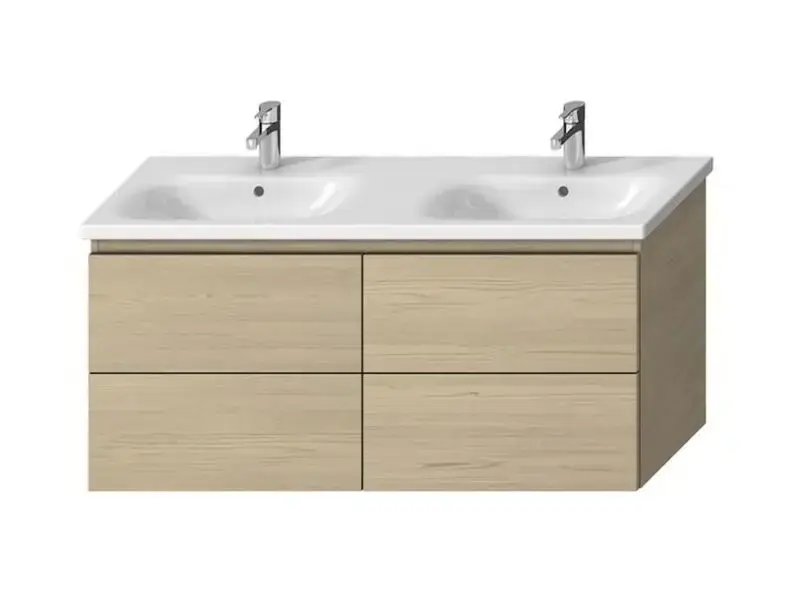 Jika Mio-N - Dupla mosdószekrény 130, 1266x588x448 mm, kőris H40J7184013421 Olcsóbb
