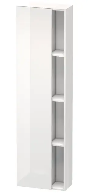 Duravit DuraStyle - Magas szekrény 1800x500x240 mm, balra, fényes fehér DS1248L2222 Árengedmény