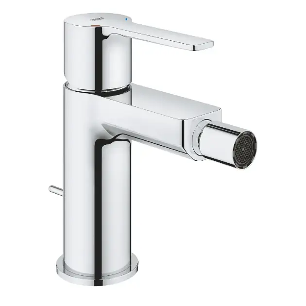 Prémium Grohe Lineare - Bidékeverő, krómozott, lefolyócsővel 33848001